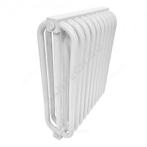 Радиатор трубчатый РС 3-300 30 секций с боковой подводкой ВР G 3/4" RAL 9016 (Белый) КЗТО