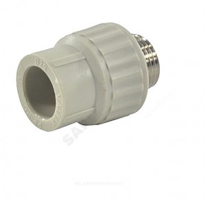 Муфта PP-R комбинированная серая НР Дн 20х1/2" VALFEX 10130020Г