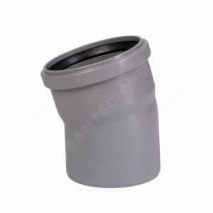 Отвод PP-H серая HT HTB Дн 125х15гр б/нап в/к Ostendorf 116100 Отвод PP-H серая HT HTB Дн 125х15гр б/нап в/к Ostendorf 116100