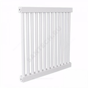 Радиатор трубчатый РС 1-300 18 секций с т/клапаном с нижней подводкой ВР G 1/2" RAL 9016 (Белый) КЗТО