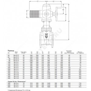 Задвижка чугун 15/42 обрезиненный клин Ду 250 Ру10 фл с эл/приводом Auma NORM AVK Задвижка чугун 15/42 обрезиненный клин Ду 250 Ру10 фл с эл/приводом Auma NORM AVK