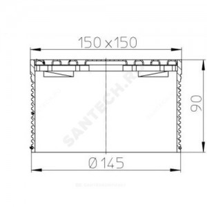 Элемент надставной для трапов HL HL 062B.2E Элемент надставной для трапов HL HL 062B.2E