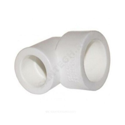 Угольник PP-R переходной белый внутренняя пайка Дн 32х25х90гр RTP (РосТурПласт) 15082