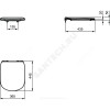 Сиденье для унитаза TESI дюропласт Ideal Standard T352801