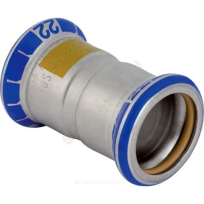 Муфта сталь нерж Дн 76,1 пресс для газоснабжения Mapress Geberit 34248