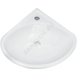 Умывальник угловой подвесной Факел 43 белый Лобненский стройфарфор