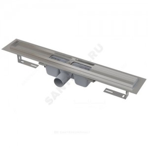 Лоток душевой с гидрозатвором Дн 50 без решетки 950х60 горизонтальный выпуск Alca Plast APZ1S-950