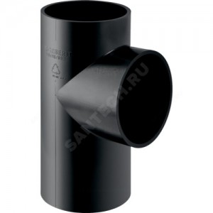 Тройник ПНД Дн 110х75х88,5гр Geberit 367.175.16.1