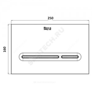 Кнопка для инсталляции PL5 хром глянцевый Roca 890099001