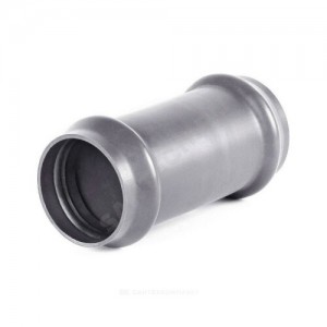 Муфта НПВХ серая SDR26 ремонтная Дн 160 Ру10 раструбная в/к