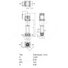 Насос многоступенчатый вертикальный HELIX VE 3605-1/25/E/KS PN25 3х400В/50 Гц Wilo 4198865