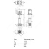 Насос многоступенчатый вертикальный HELIX VE 3605-1/25/E/KS PN25 3х400В/50 Гц Wilo 4198865