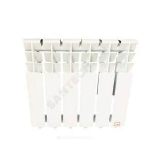 Радиатор алюминиевый AL 350 6 секций RAL 9016 (белый) Benarmo