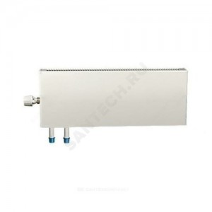 Конвектор настенный концевой "Мини" МКСК 15 К (А08) (малой глубины) 0.789кВт двухтр с т/клапаном (угл) Danfoss 013G4203 ниж/п резьба лев Сантехпром 6002659