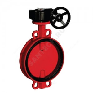 Затвор дисковый поворотный чугун VPI4448R-08EP Ду 100 Ру16 межфл с редуктором диск чугун манжета EPDM Tecofi VPI4448R-08EP0100 Затвор дисковый поворотный чугун VPI4448R-08EP Ду 100 Ру16 межфл с редуктором диск чугун манжета EPDM Tecofi VPI4448R-08EP0100