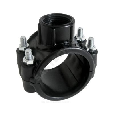 Седелка ПЭ ВР Дн 90х1" с резьбовым выходом 2910530