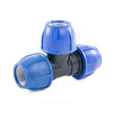 Тройник компрессионный ПЭ переходной Дн 40х32 Ру16 RTP (РосТурПласт) 24290