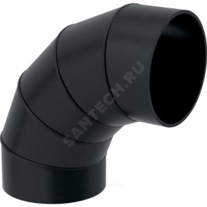 Отвод ПНД сегментный Дн 250х90гр Geberit 371.055.16.1