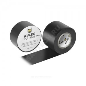 Лента ПВХ PVC AT 070 38мм х 25м черная самоклеящаяся K-flex 850CG020001 Лента ПВХ PVC AT 070 38мм х 25м черная самоклеящаяся K-flex 850CG020001