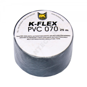 Лента ПВХ PVC AT 070 38мм х 25м черная самоклеящаяся K-flex 850CG020001 Лента ПВХ PVC AT 070 38мм х 25м черная самоклеящаяся K-flex 850CG020001