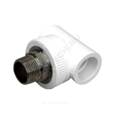 Тройник PP-R комбинированный под ключ белый НР Дн 40х1 1/4" RTP (РосТурПласт) 10760
