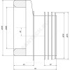 Манжета для унитаза эксцентрическая 110мм Орио С-197