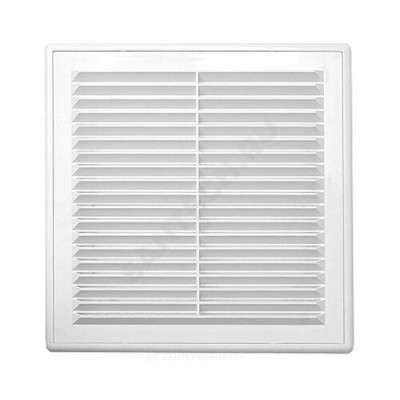 Решётка вентиляционная пластик 138х138 вытяжная АБС Эра 1313С