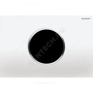 Система управления смывом для унитаза Sigma 10 ик-датчик белый/хром глянец подключение к сети Geberit 115.907.KJ.1