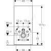 Модуль сантехнический для подвесного унитаза Monolith Plus Geberit 131.221.SJ.6