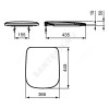 Сиденье для унитаза Esedra дюропласт микролифт Ideal Standard T318101