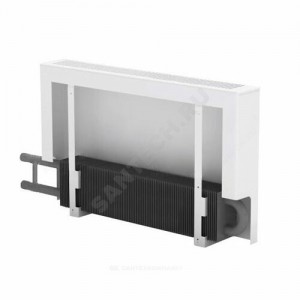 Конвектор настенный концевой Универсал ТБ КСК 20 (малой глубины) 0.787кВт з/у однотр с т/клапаном (пр) Danfoss 013G1813 бок/п под приварку лев ТЗПО