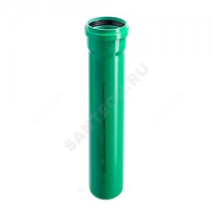 Труба PP-MD с раструбом зелёная KG2000 KG2000EM Дн 400х12,3 б/нап SN10 L=1,0м в/к Ostendorf 770940
