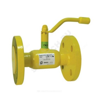 Кран шаровой сталь газ 11с10фт Ду 20 Ру16 фл BROEN КШГ 70.003.020.А.16