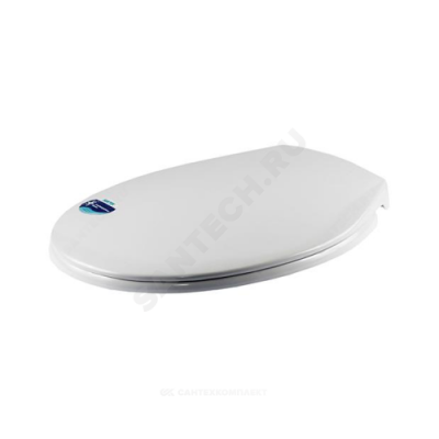 Сиденье для унитаза Бриз белое дюропласт Santek 1.WH10.6.901