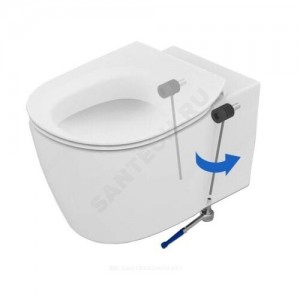 Унитаз подвесной Connect с функцией биде без сиденья Ideal Standard E772101