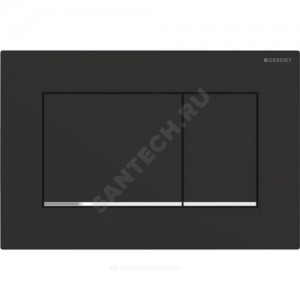 Кнопка для инсталляции Sigma 30 черный матовый лак/хром глянцевый Geberit 115.883.14.1