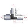 Тройник компрессионный ПЭ Дн 25 ТПК-АКВА 50050025