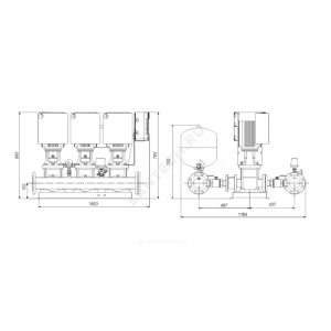 Установка повышения давления Hydro Multi-E 3 CRE20-4 Grundfos 99133109