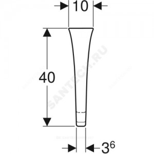 Перегородка для писсуара Geberit 110000000