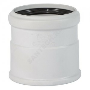 Муфта (PP-MD) насадная бесшумная светло-серая Skolan dB SKAM Дн 110 (DN100) б/нап в/к Ostendorf 335810 Муфта (PP-MD) насадная бесшумная светло-серая Skolan dB SKAM Дн 110 (DN100) б/нап в/к Ostendorf 335810