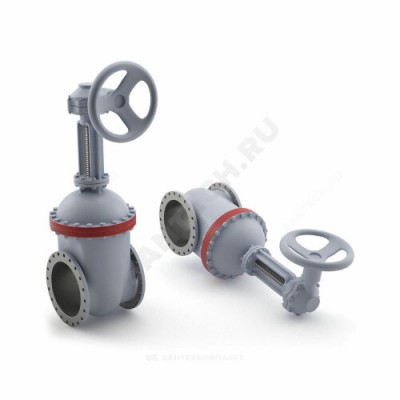 Задвижка клиновая сталь газ 30с541нж Ду 500 Ру16 фл с редуктором МЗТА