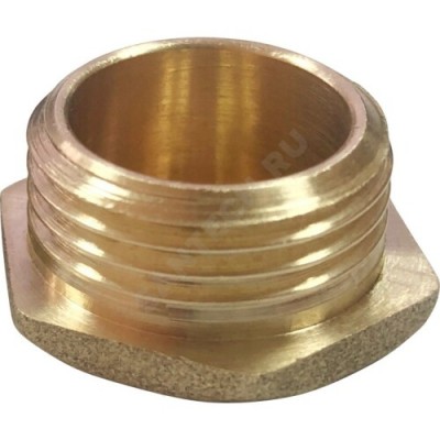 Заглушка латунь Ду 32 (1 1/4") НР VALFEX VF.583.L.114