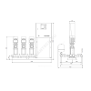 Установка повышения давления Hydro MPC-S 3 CR90-2 Grundfos 95044921