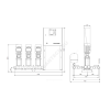 Установка повышения давления Hydro MPC-S 3 CR90-2 Grundfos 95044921