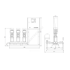 Установка повышения давления Hydro MPC-S 3 CR90-2 Grundfos 95044921