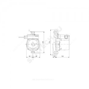 Насос повысительный UPA 15-120 PN10 1х230В/50 Гц Grundfos 99553570 (99347072)