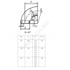 Отвод сталь бесшовный крутоизогнутый 90гр Дн 219х18,0 (Ду 200) под приварку ГОСТ 17375-2001