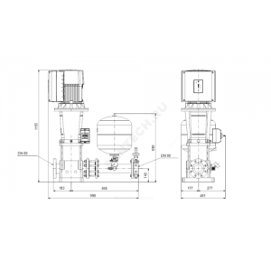 Установка повышения давления Hydro Solo E CRE 45-2-2 Grundfos 91048916 Установка повышения давления Hydro Solo E CRE 45-2-2 Grundfos 91048916