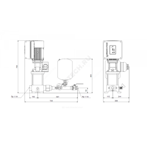 Установка повышения давления Hydro Solo E CRE 3-15 Grundfos 91048901 Установка повышения давления Hydro Solo E CRE 3-15 Grundfos 91048901