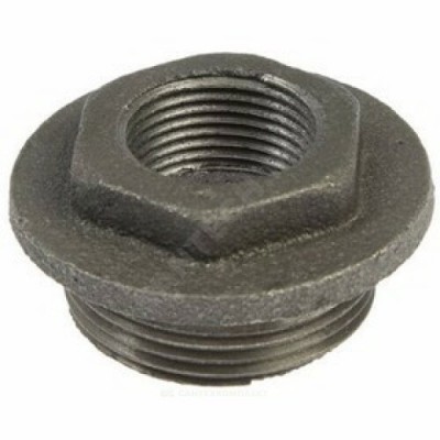 Заглушка (пробка) проходная 1 1/4"x3/4" левая резьба для чугунных радиаторов